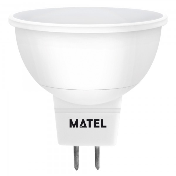 Bomb.led dicroica al.fund.120ºmr16  8w.f (caja de 10 unidades)