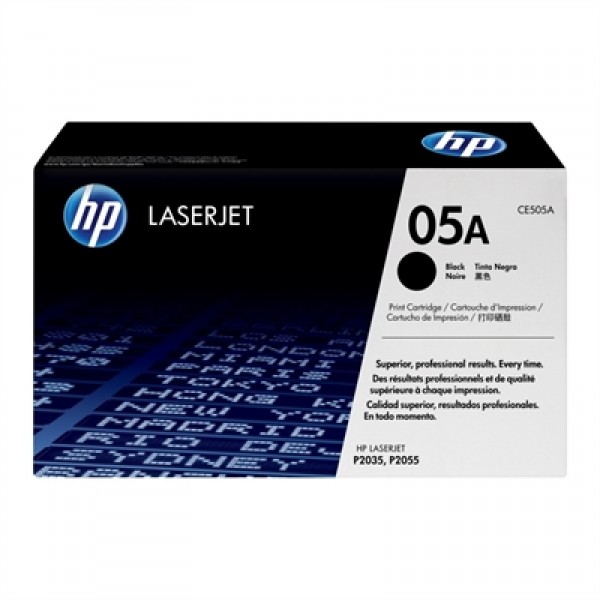Hp tóner ce505a negro
