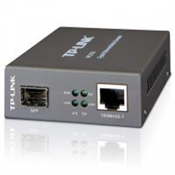 Tp-link mc220l conversor medios sfp 0,55km / 10km