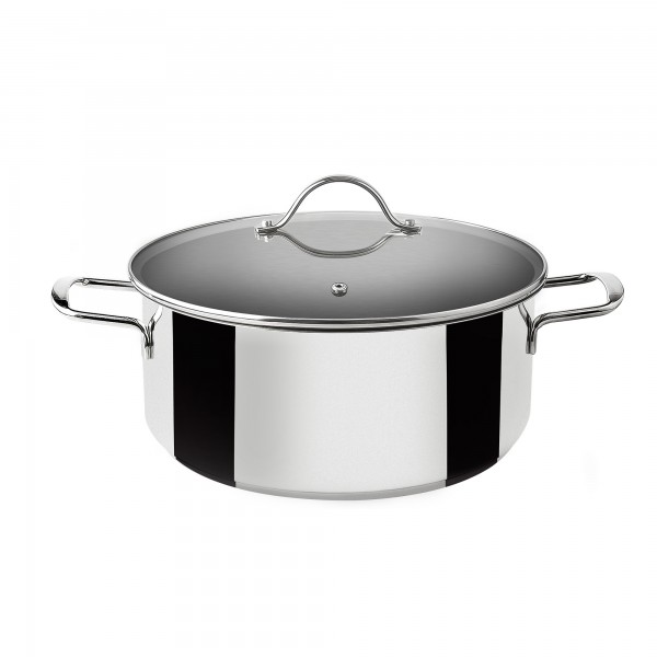 Cacerola supreme inox. 22 cm.