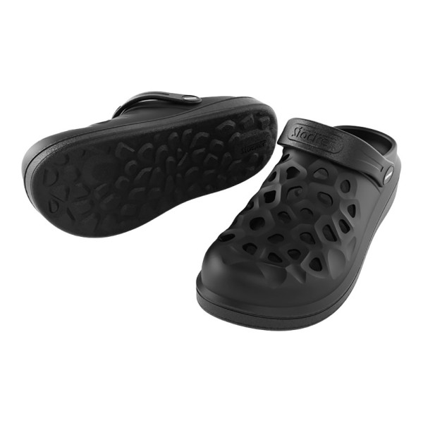 Zuecos para jardín y casa perforado negro talla 46