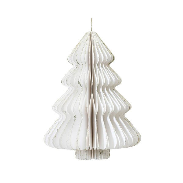 árbol de papel blanco ø30 x 40 cm