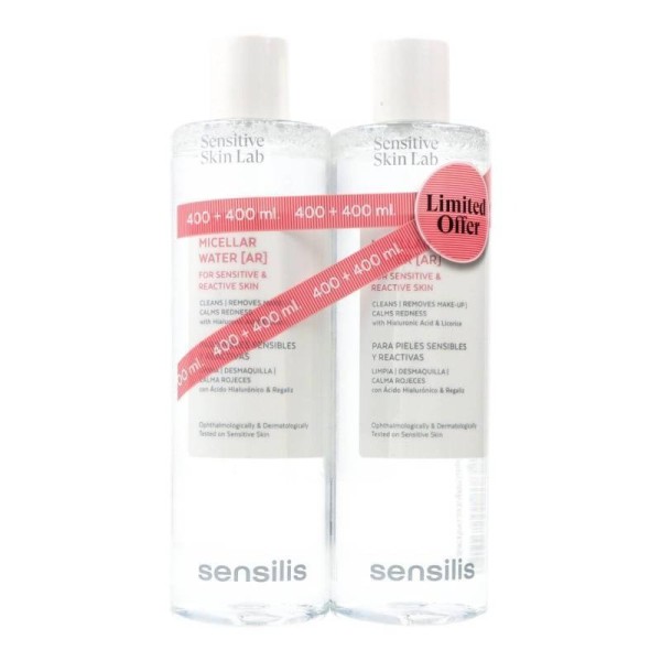 Sensilis Agua Micelar Ar Pieles Sensibles 2x400 ml Promo