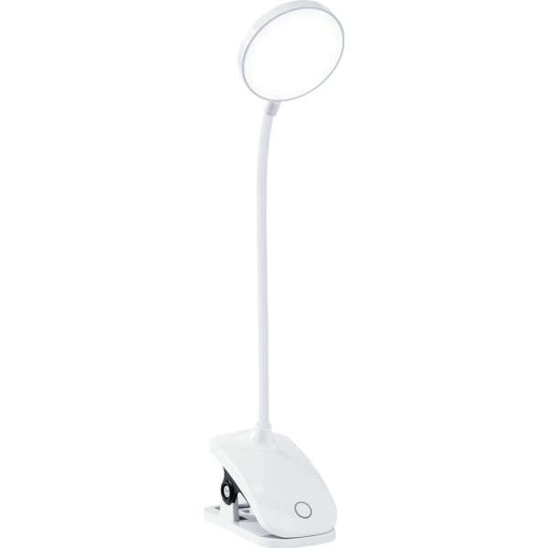 Lampara recarg.cct+reg.7w bl.redon.pinza