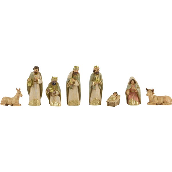 Belén de 8 figuras de poliresina